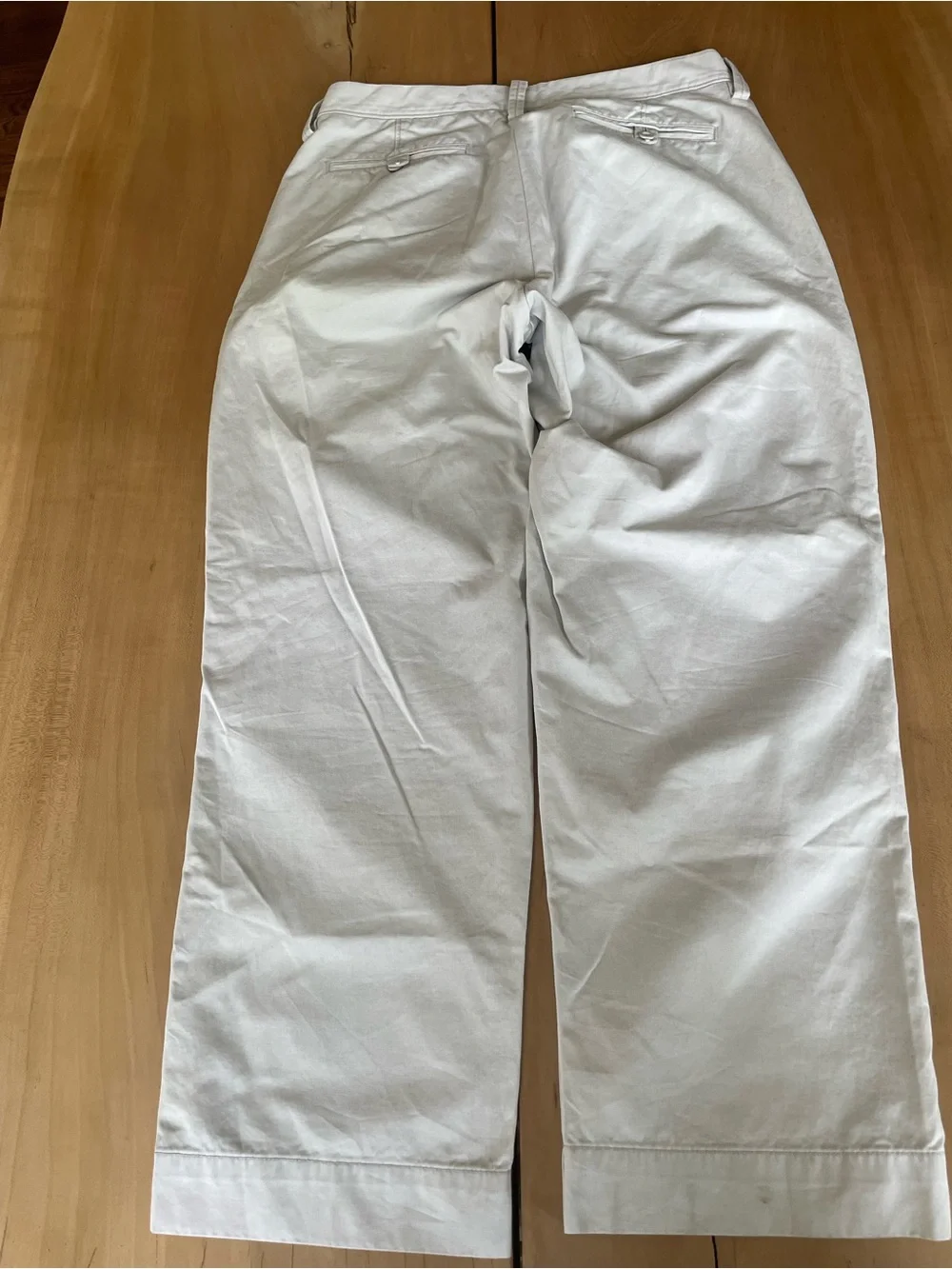 GAP Men's Cream Straight-Leg Chinos